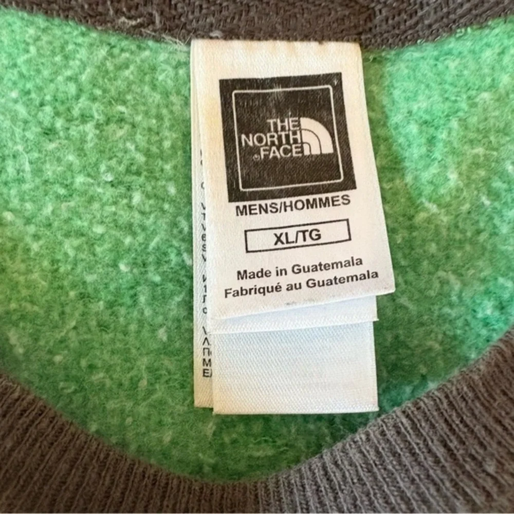 North Face Men’s XL Green and‎ Grey crewneck sweatshirt. size XL. GUC